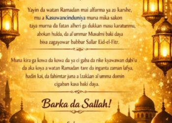 SAKON TAYA MURNAR SALLAR IDI DAGA KASUWANCINDUNIYA