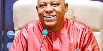 Gwamna Yusuf Ya Kai Ziyaran Gaisuwa da Girmamawa ga Mataimakin Shugaban Kasa Shettima, Ya Taya Shi Murna Bisa Fitowarsa a Matsayin Abokin Takaran Tinubu